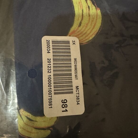 Modcloth Last Summer a DJ Saved My Life Halter Bodysuit Navy Bananas NEW 3x NWT - Picture 5 of 5